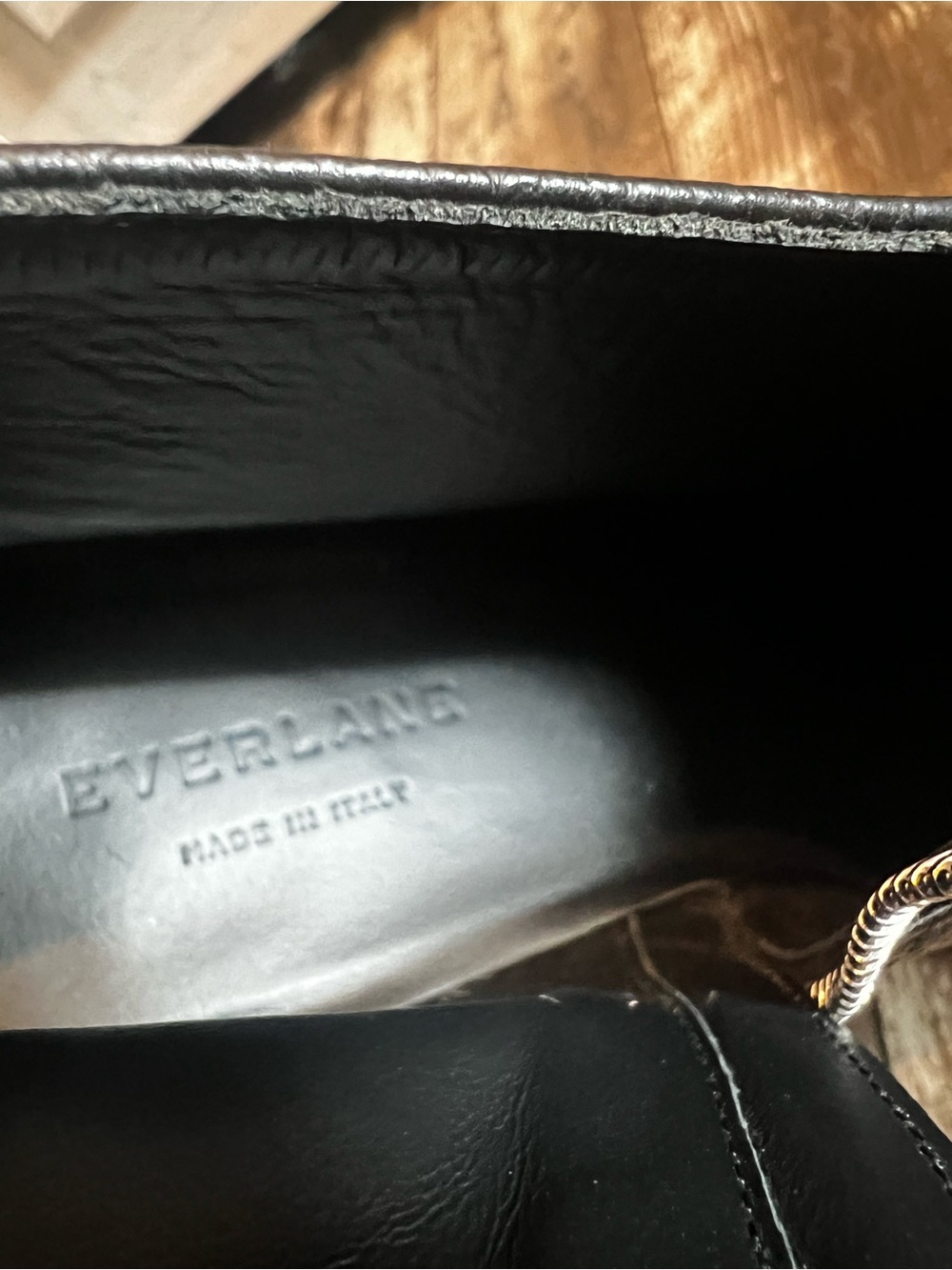 Women’s Everlane Black Pointed Leather Ankle Shoes - Picture 5 of 7